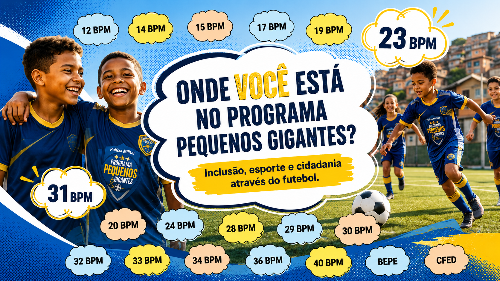 Programa Pequenos Gigantes - Inclusão, esporte e cidadania através do futebol
